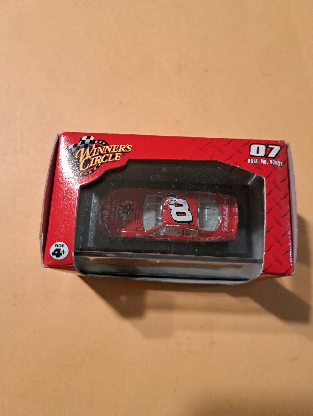 2007 Dale Earnhardt Jr #8 Menards NASCAR Die-Cast 1:87 Winner’s Circle Race Car - Picture 2 of 4